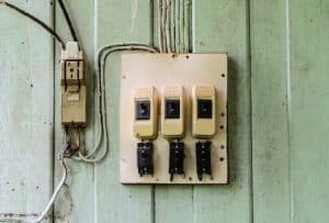 old electrical system